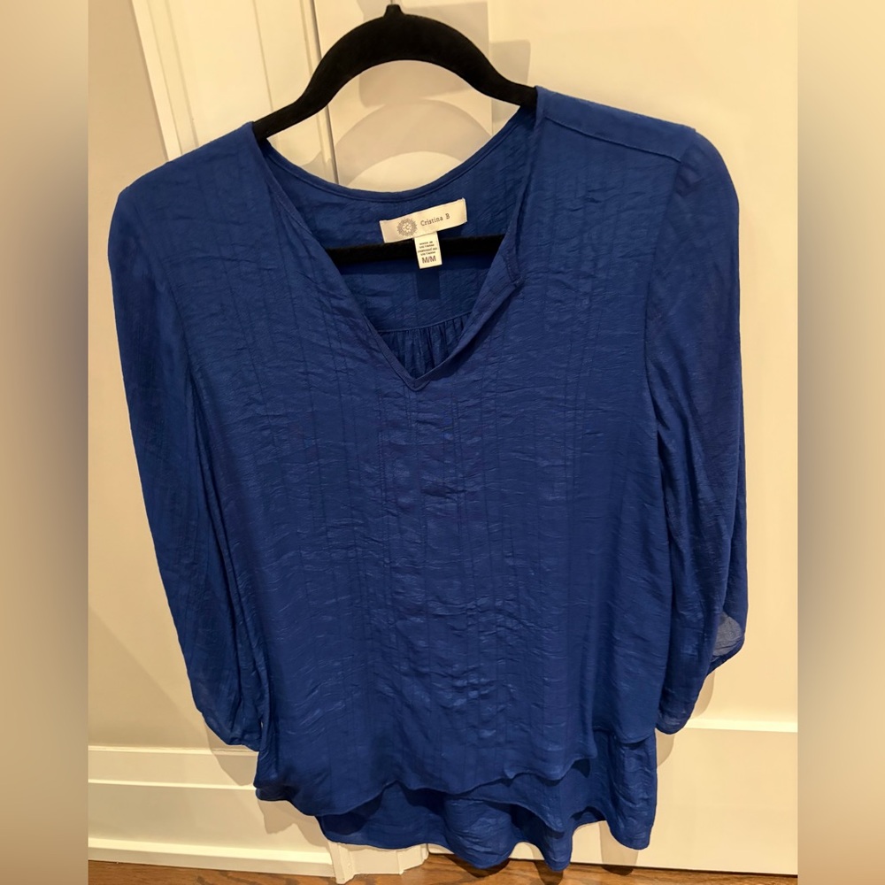 Cristina B. Royal Blue Top